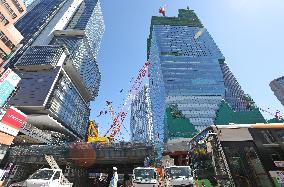 Exterior view of the East Tower of Shibuya Scramble Square